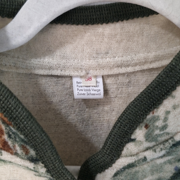 VTG Unique Tapestry Jacket - Floral Blanket Coat Aesthetic - Boho / Coastal L - Picture 3 of 9